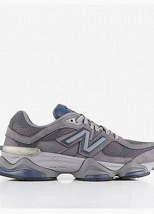 Серые кроссовки унисекс new balance 9060 grey blue х нью беланс 43