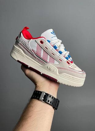 Женские белые кроссовки adidas adi 2000 white red х адидас 40