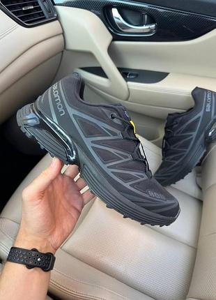 Чоловічі чорні кросівки salomon 8-cab tx-6 gore-tex black х саломон 45