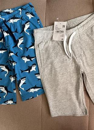 Трикотажні літні бавовняні шорти хлопчику palomino, h&m, 122 см