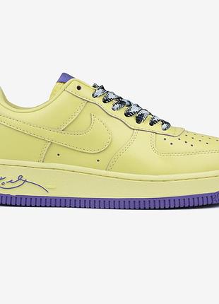 Жовті кросівки унісекс nike lunar force 1 kobe bryant mamba mentality х найк лунар форс 36