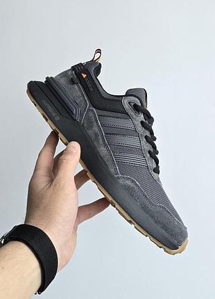 Чоловічі сірі кросівки adidas zx 420 dark grey x адідас 42