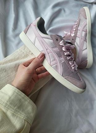 Женские розовые кроссовки asics onitsuka pink х ассикс 39