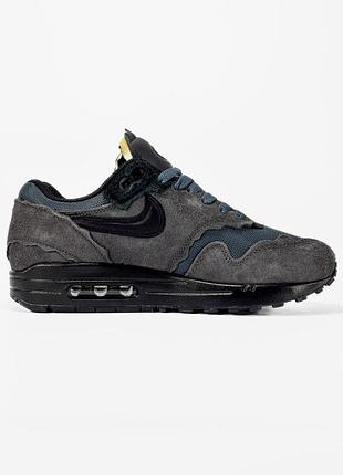 Сірі кросівки унісекс nike air max 1 protection pack blackberry х ейр макс 40