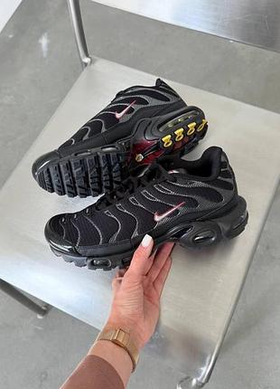 Мужские черные кроссовки nike air max tn black grey red х эйр макс тн 44