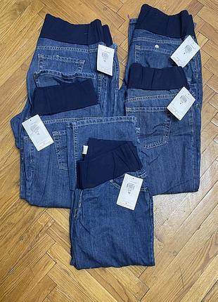 Нові фірмові джинси-капрі для вагітних signature by levi strauss & co (оригінал зі сша), розміри 42,46,48,50.56