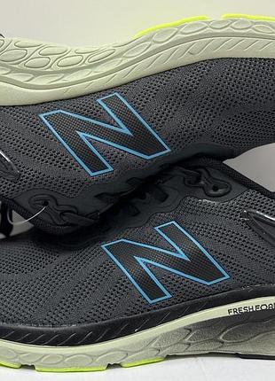 Чорні чоловічі кросівки new balance fresh foam grey х нью беланс 44