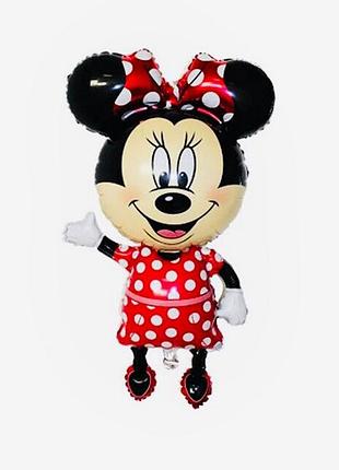 "фольгированный шар мини маус (minnie) 65 см | фигурный шар disney | воздушный шар минни маус | украшение детс