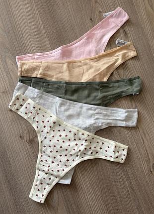 Трусики стринги бавовна комплект primark