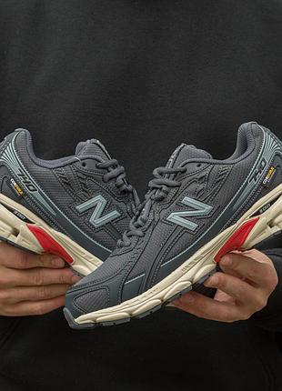 Серые мужские кроссовки new balance 740 thinsulate grey termo gore-tex x нью беланс 41