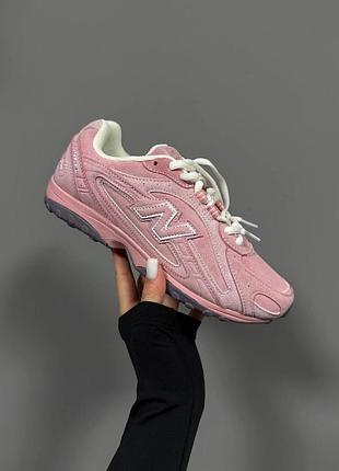 Розовые женские кроссовки new balance 204l pink х нью беланс 38