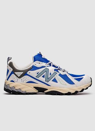 Чоловічі білі кросівки new balance 610 v1 flint white blue х нью беланс 44
