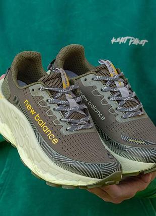 Мужские кроссовки хаки new balance fresh foam trail v3 khaki green х нью беланс 44