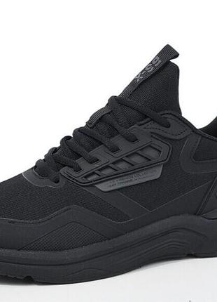 Чорні чоловічі кросівки baas black 41-45р.
