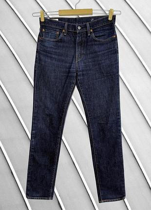Чоловічі темно-сині джинси levi's 511 w32 l34 m l оригінал левайс лівіс slim straight прямі звужені середня посадка якісні бренд стан ідеал 48 50