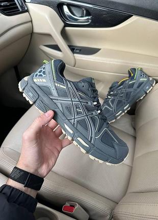 Черные мужские кроссовки asics gel kahana 8 black grey gore-tex termo winter х ассикс 43