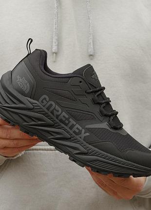 Черные мужские кроссовки the north face gtx gore-tex termo black х норт фейс 44