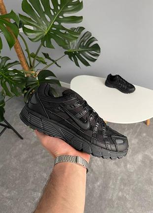 Чорні кросівки унісекс nike p-6000 white grey black termo х найк 42