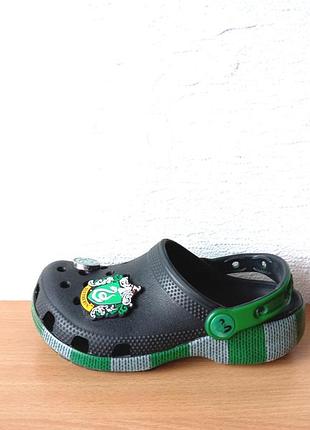 Кроксы шлепанцы crocs с12/29-30р. стелька 18,7 см.