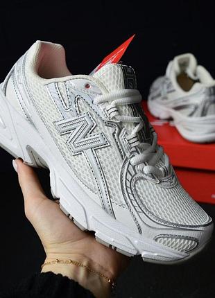 Кросівки жіночі new balance 740 білі текстиль нью беланс 740 на весну/літо/осінь 41 (26 см)