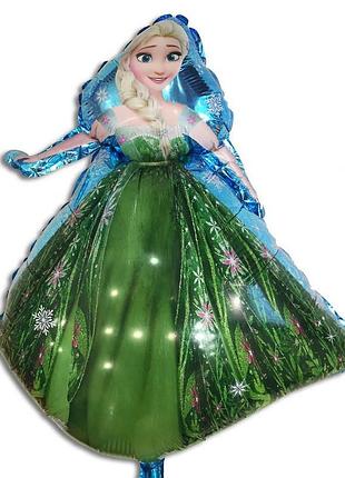 Полиэтиленовый шар "эльза" (frozen) – воздушный шар с принцессой для детских праздников и фотосессий