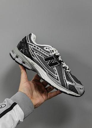 Сірі кросівки унісекс new balance 1906r silver black х нью беланс 45