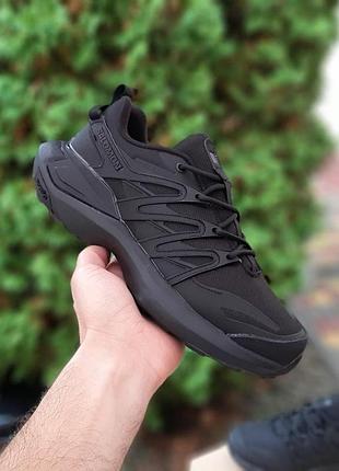 Чоловічі зимові кросівки salomon xt pu. re advanced gore-tex чорні теплі кросівки соломон на гортекс 42 (26.5см)