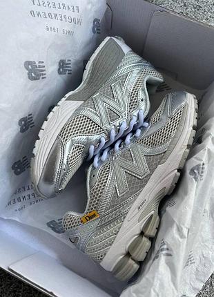 Серые кроссовки унисекс new balance dime 860 v2 silver х нью беланс 38