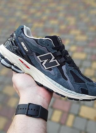 Чоловічі літні кросівки new balance 1906d protection pack сірі з синім нюбеленс 1906d чоловічі топ якість 43(26.5см)