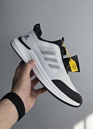 Белые мужские кроссовки adidas activeflex boa white black x адидас 41