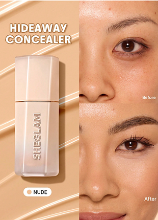 Консилер для обличчя sheglam hideaway full-coverage concealer - nude (6085)