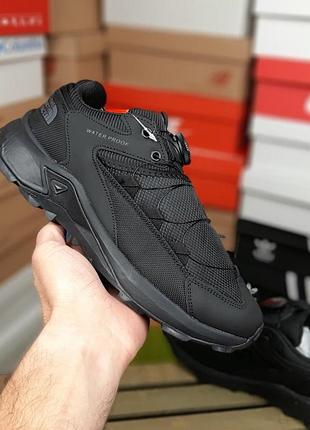 Теплые зимние кроссовки the north face boa gore-tex черные термо кроссовки тнф шнуровка боа на гортекс 44(28см)
