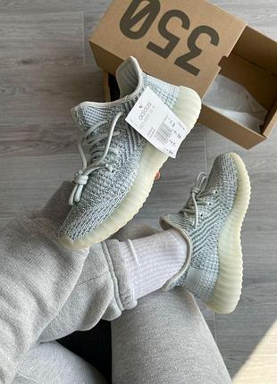 Кроссовки унисекс аdidas yeezy boost 350 v2 cloud white (non-reflective) x изи буст 36