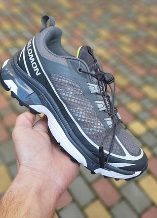 Чоловічі кросівки salomon xt-6 ft темно сірі літні кросівки саломон xt-6 тренд 2025 року 44(28см)