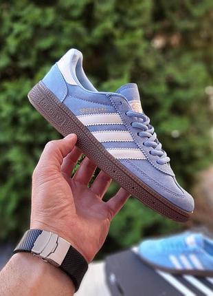 Жіночі кросівки adidas spezial блакитні модні кросівки адідас спезіал чудової якості 37(23.5см)