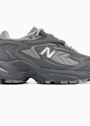 Серые кроссовки унисекс new balance 725 grey х нью беланс 39