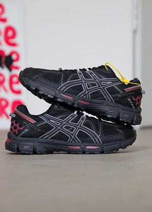 Чорні чоловічі кросівки asics gel kahana 8 black chameleon gore-tex termo winter х ассікс 45