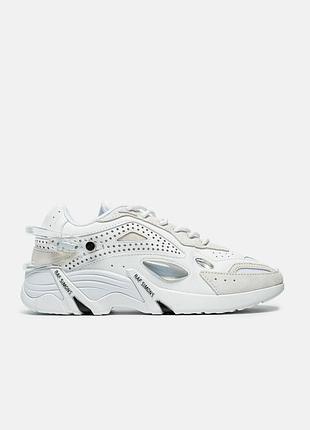 Белые мужские кроссовки adidas raf simons cylon 21 white х раф саймонс 44