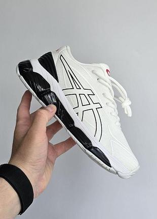 Білі кросівки унісекс asics gel quantum 360 white black х ассікс 37