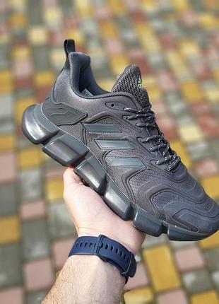 Мужские летние кроссовки adidas vento темно серые модные весение кроссовки адидас венто для парня 45