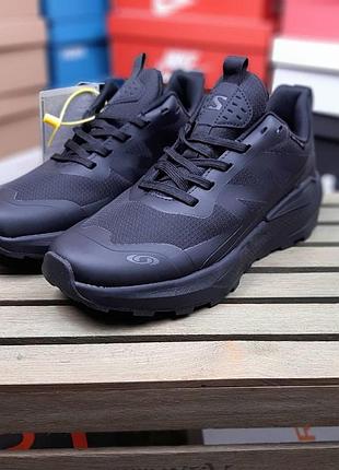 Мужские зимние термо кроссовки salomon elixir activ gore-tex черные мужские теплые термороссовки саломон 44(28см)