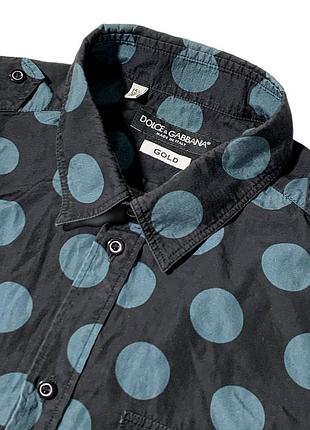 Dolce&gabbana dotted чоловіча сорочка