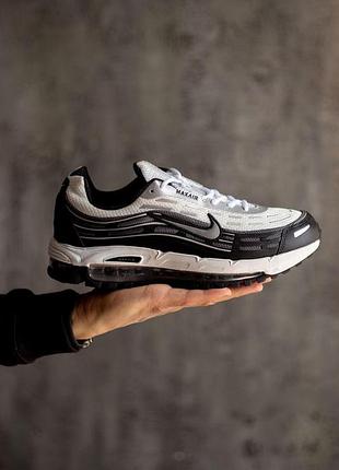 Черные мужские кроссовки nike air max tl 2.5 black white x найт 41