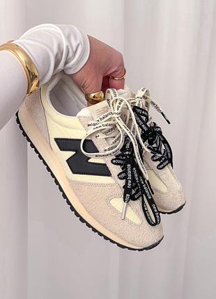 Бежеві жіночі кросівки new balance 471 beige black х нью беланс 40