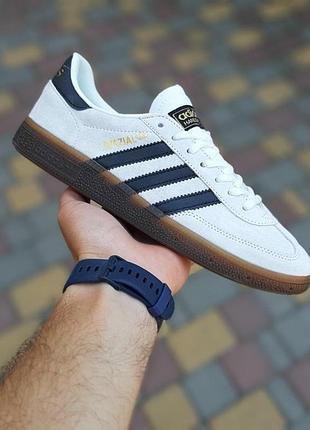 Чоловічі кросівки adidas spezial світло сірі модні кросівки адідас чудової якості 43