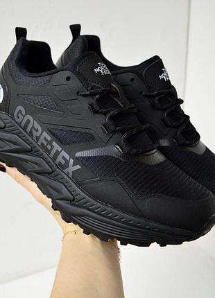 Теплые зимние кроссовки the north face gore-tex черные термо кроссовки тнф на гортекс 44(28см)