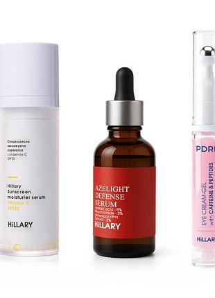 Комплекс для освещения пигментации и защиты кожи лица hillary pigmentation brightening & face skin protection complex
