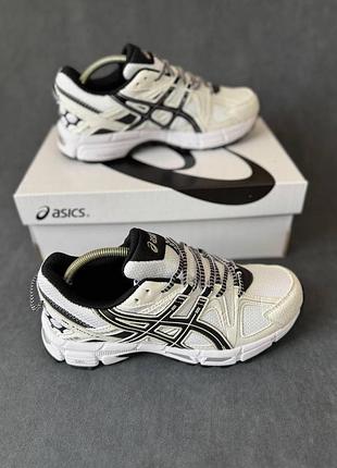 Літні жіночі кросівки asics gel kahana 8 білі з чорним жіночі асікс кахана 8 топ якість 38(24см)