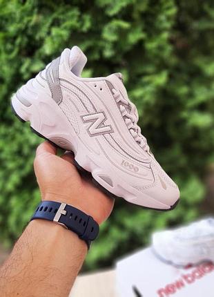 Жіночі літні шкіряні кросівки new balance 1000 білі з сірим жіночі кросівки нюбеланс 1000 40(25.5см)