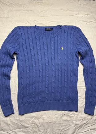 Светр жіночий polo ralph lauren синій/ультрамариновий m